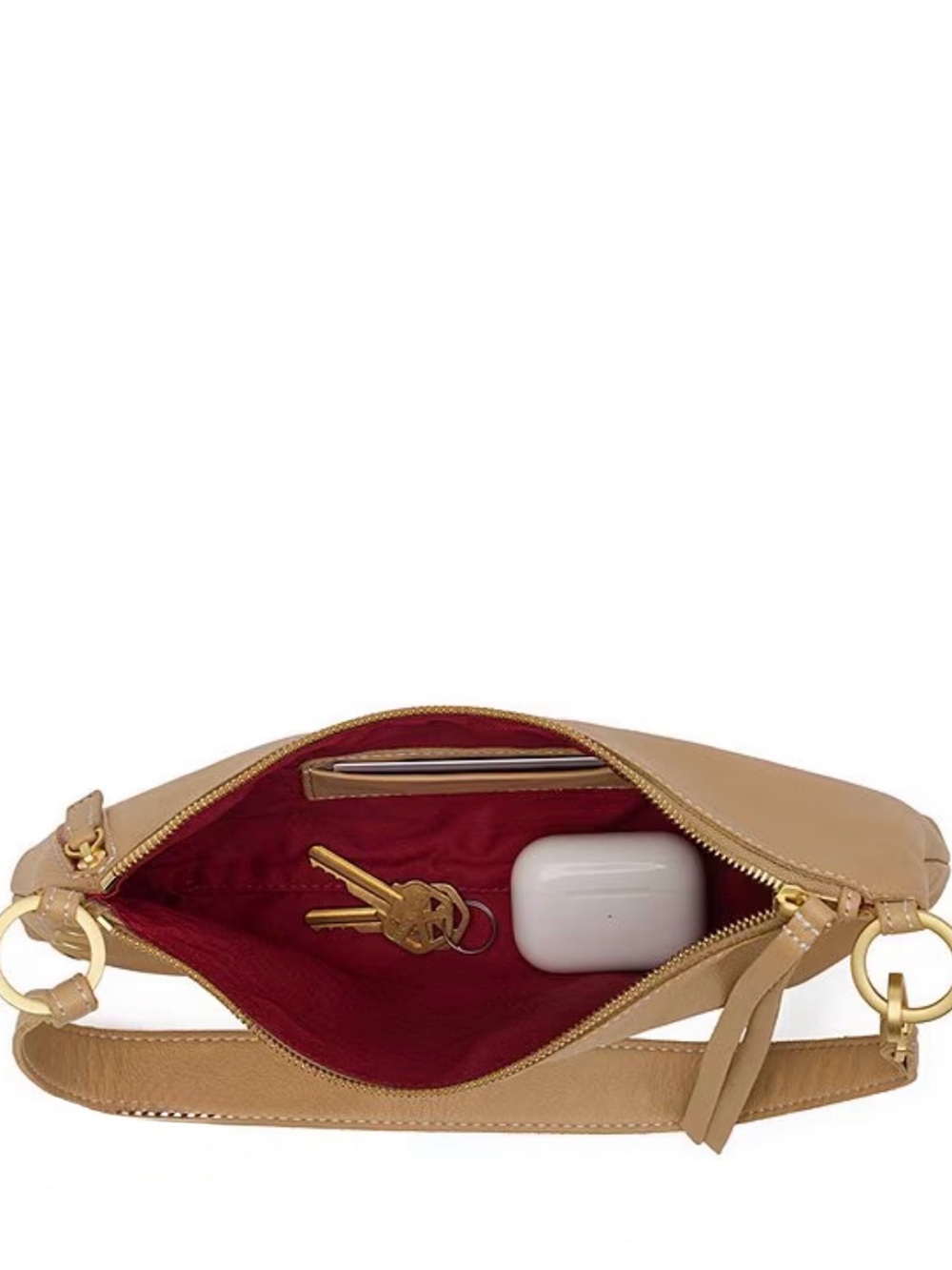 NWT Hammitt Kyle Small Toasty Sand Brushed Gold Limited Release Crossbody - Picture 3 of 9